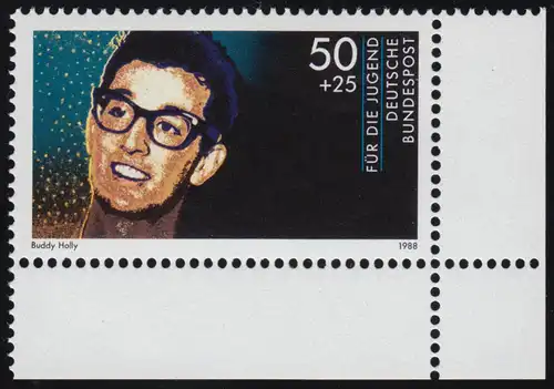 1360 Rock musik Buddy Holly 50+25 Pf ** coin et r.