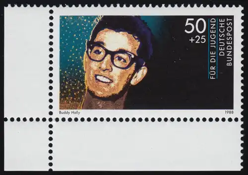 1360 Rock musik Buddy Holly 50+25 Pf ** coin et l.