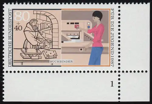 1318 Jeunesse Libellé 80+40 Pf ** FN1