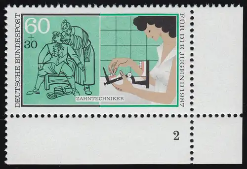 1316 Jugend Zahntechniker 60+30 Pf ** FN2