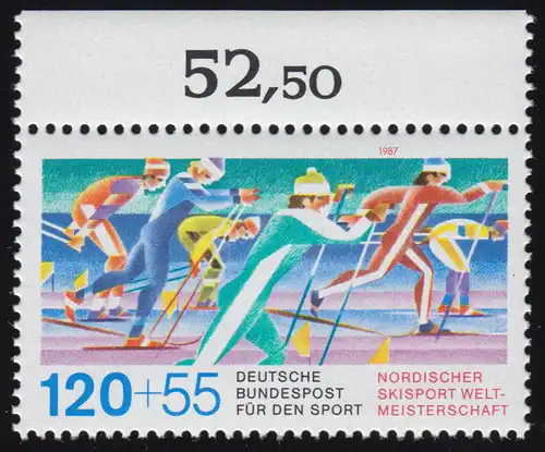1311 Ski-Weltmeisterschaft 120+55 Pf ** Oberrand