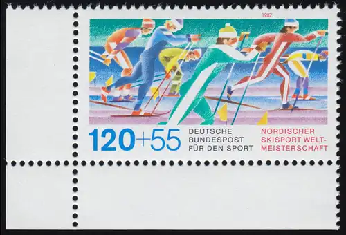 1311 Championnat du monde de ski 120+55 Pf ** Coin et l.