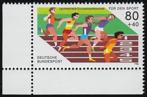 1269 Kurzstreckenlauf 80+40 Pf ** Ecke u.l.