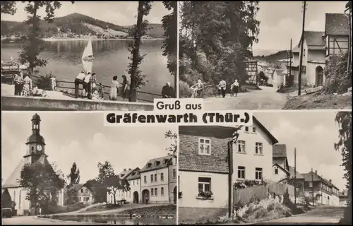 Landpost Gräfenwarth sur SCHLEIZ 28.6.1961 sur AK passadehr