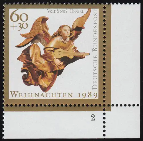 1442 Weihnachten 60+30 Pf ** FN2
