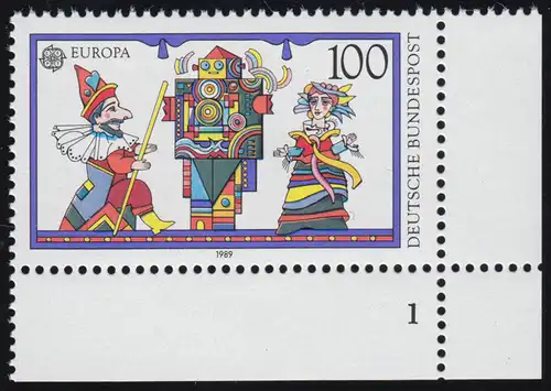 1418 Europa 100 Pf Puppentheater ** FN1