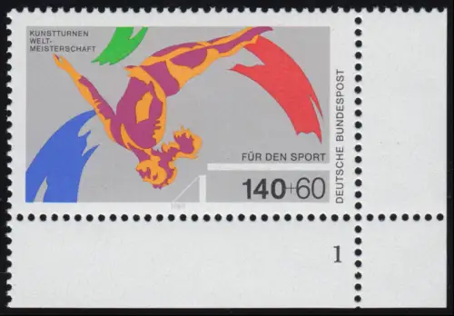 1409 Kunstturnen 140+60 Pf ** FN1