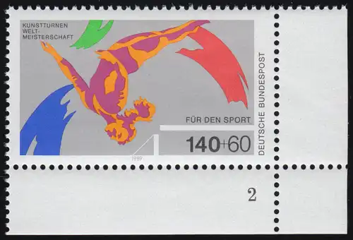 1409 Kunstturnen 140+60 Pf ** FN2