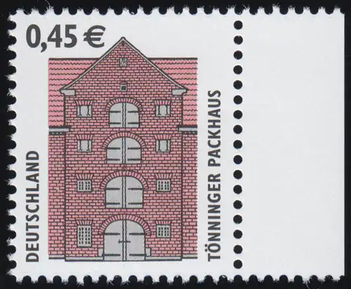 2299I SWK 0,45 Euro Tönninger Packhaus mit Rand aus 10er-Bogen **