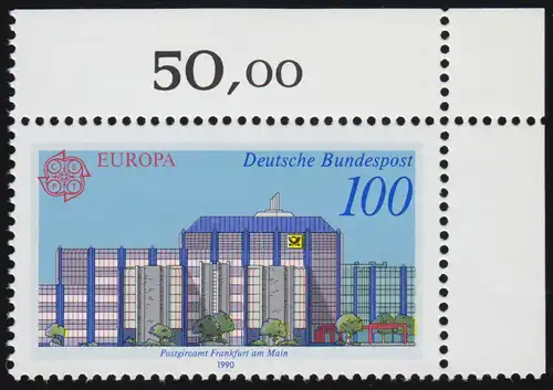 1462 Europa Postgiroamt 100 Pf ** Coin o. r.