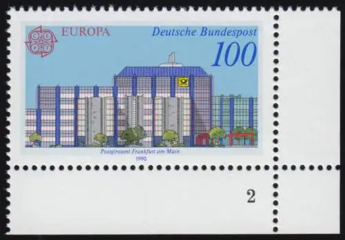 1462 Europa Postgiroamt 100 Pf ** FN2