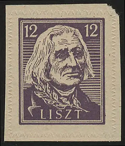 SBZ 109Bya Franz Liszt Pf, sans WZ, **