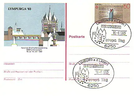 PSo 8 LYMPURGA 1983, ESSt Limbourg Journée européenne 16.6.83