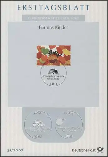 ETB 31/2007 Kinder, Igel, Herbstlaub