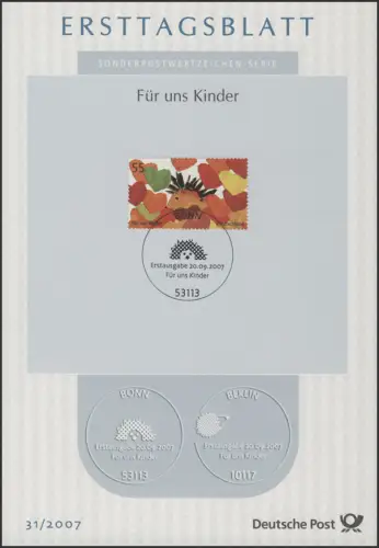 ETB 31/2007 Kinder, Igel, Herbstlaub