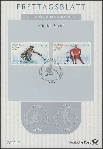 ETB 07/2010 Sport, Winter-Paralympics, Olympische Winterspiele, Ski, Biathlon