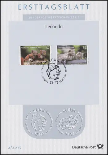 ETB 02/2015 Tierkinder, Eichhörnchen, Wildkatze