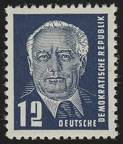 323va XI Wilhelm Pieck 12 Pf Wz.2 XI, postfrisch **