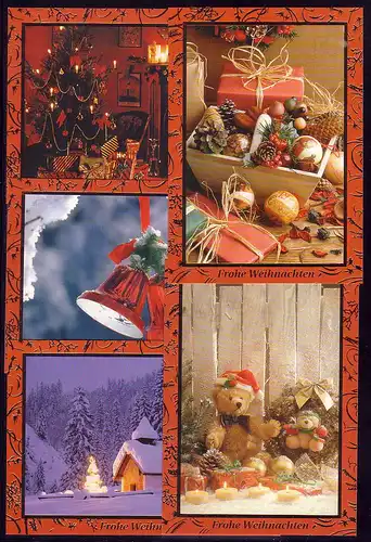 PSo 63/01-05 Weihnachten 1999, Karten-Set komplett, postfrisch **