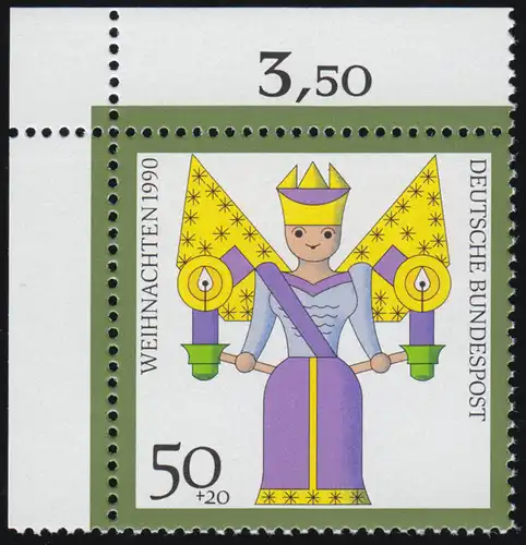 1484 Engel 50+20 Pf ** Ecke o.l.