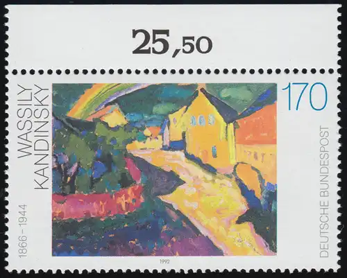 1619 Deutsche Malerei 170 Pf Kandinsky ** Oberrand