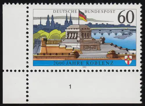 1583x Koblenz, ohne Fluoreszenz, ** FN1