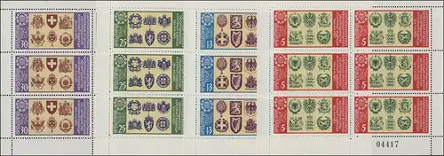 Bulgarien 3174-3177 KSZE-Konferenz 1983: Kleinbogen-Satz ** / MNH
