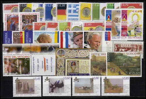 1474-1513 Vatikan-Jahrgang 2004 komplett, postfrisch