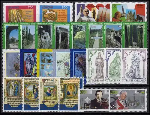 1136-1166 Vatikan-Jahrgang 1995 komplett, postfrisch