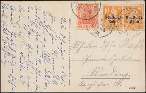 AK Prozession Blutritt in Weingarten / Württemberg, HEILIGKREUZ 18.3.1921