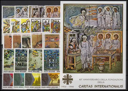 996-1022 Vatikan-Jahrgang 1990 komplett, postfrisch **