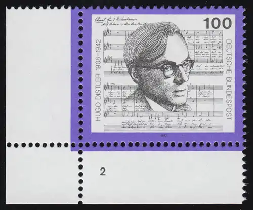 1637 Hugo Distler ** FN2