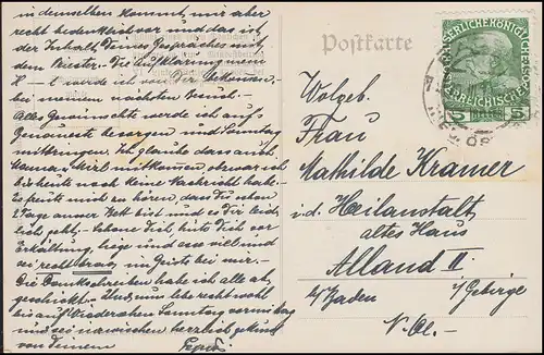 AK Gemälde Osterbräuche Kinderkonzert, BADEN NIEDER-ÖSTERREICH 20.2.1913