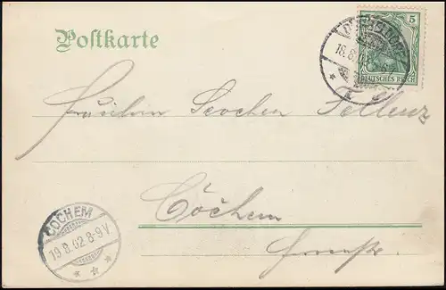 AK Düsseldorfer Ausstellung: Gebäude der Firma Krupp, DÜSSELDORF 18.8.1902