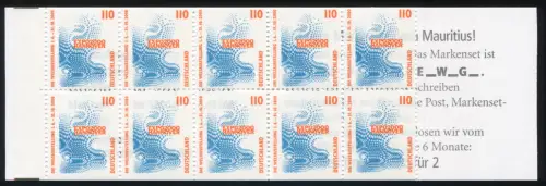 39II MH EXPO 2000 - orange / schwarze Schneidem: kleine C- / große D-Werte, **