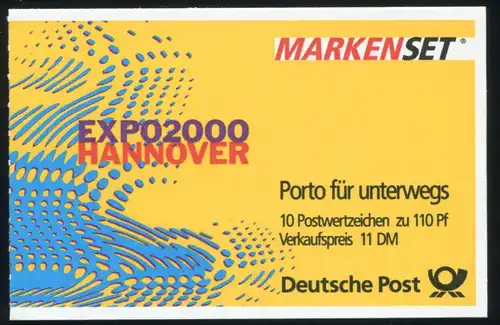 39II MH EXPO 2000 - orange / schwarze Schneidem: kleine C- / große D-Werte, **