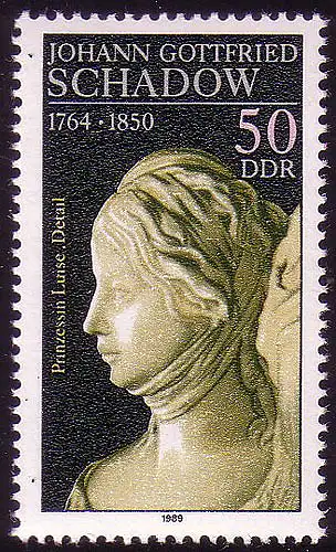 3250 Johann Gottfried Schadow 50 Pf **