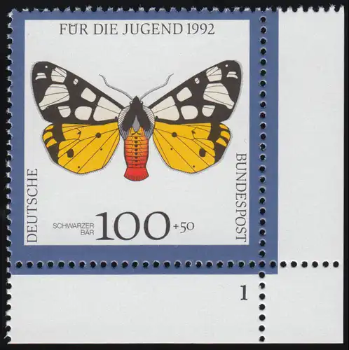 1605 Jeunes papillons de nuit 100+50 Pf ** FN1