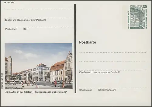 P156Ia-1997/03 Eberswalde, Passage de l'hôtel de ville **