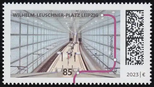 3760 U-Bahnstation: Wilhelm-Leuschner-Platz Leipzig, ** postfrisch