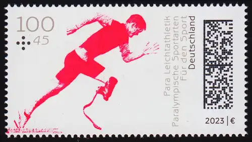 3763 Für den Sport 2023: Para Leichtathletik, ** postfrisch