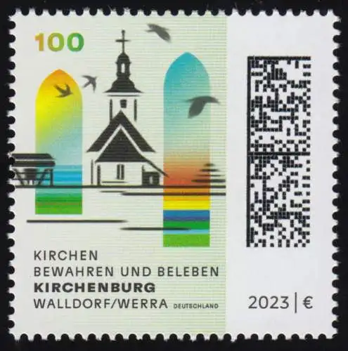 3767 Kirchenburg Walldorf / Werra, ** postfrisch