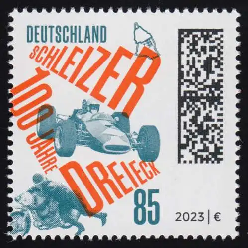 3768 Motorsport 100 Jahre Schleizer Dreieck, ** postfrisch