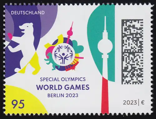 3770 Special Olympics World Games Berlin 2023, postfrisch ** / MNH