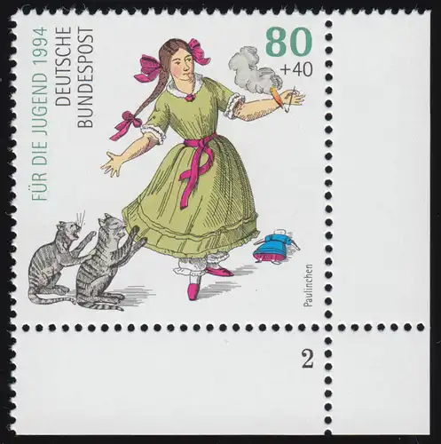 1726 Paulinchen 80+40 Pf ** FN2