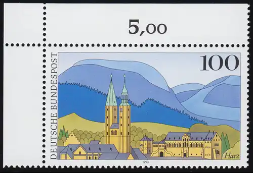 1685 Harz Goslar 100 Pf ** Ecke o.l.