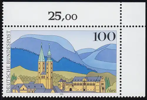 1685 Harz Goslar 100 Pf ** Ecke o.r.