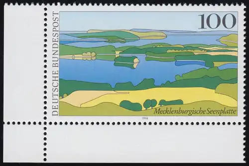 1745 Mecklenburgische Seenplatte Müritz ** Ecke u.l.