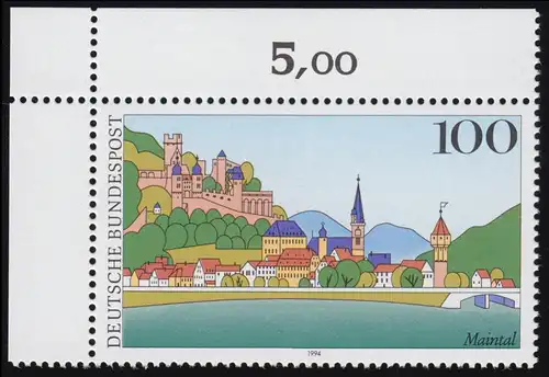 1744 Maintal Wertheim ** Ecke o.l.