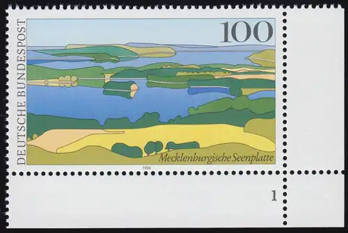 1745 Mecklembourgais Seenplatte Müritz ** FN1